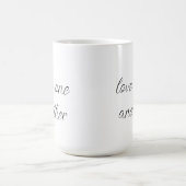 Liebt einander Kaffeetasse (Mittel)