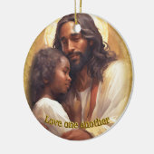 Liebt einander keramik ornament (Links)