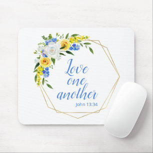 Liebt einander mousepad