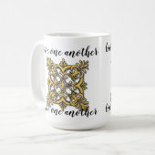 Liebt einander Tank Top Kaffeetasse (Vorderseite Links)