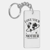 🌍💚 Liebt eure Mutter 🌿 Schlüsselanhänger (Vorderseite links)