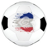 Liebt Frankreich Flagge Fußball (Gedreht)