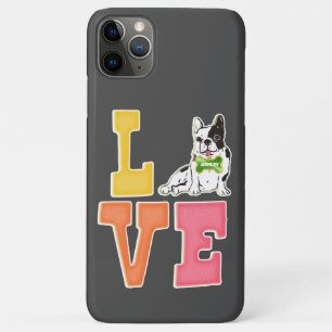 Liebt Französische Bulldogge  Süßer Hundepapa Hund Case-Mate iPhone Hülle