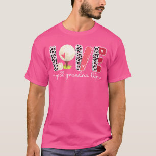 Liebt Golf Oma Leben Golf Spieler Oma Golferin  T-Shirt