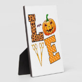 Liebt Halloween-Friseur Fotoplatte (Seite)