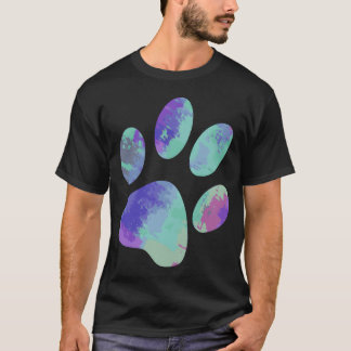 Liebt Hunde Katzen Tiere Pfotenabdruck Tierliebhab T-Shirt