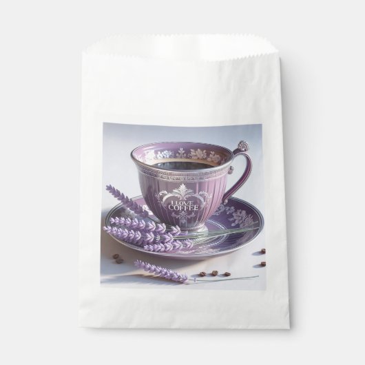 Liebt Kaffee, Candy Bag, von Natasha Us Geschenktütchen (Vorderseite)