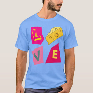 Liebt Käse Mädchen T-Shirt