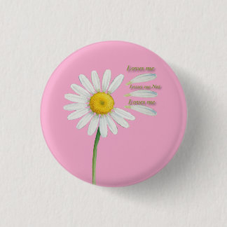 Liebt Mich, Liebt Mich Nicht Daisy – Romantische W Button