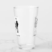Liebt Museen Pint-Glas Glas (Links)