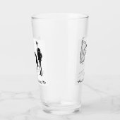 Liebt Museen Pint-Glas Glas (Rechts)