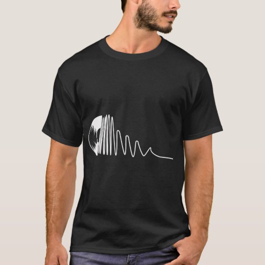 Liebt Musik Love Wave T-Shirt (Vorderseite)
