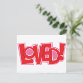LIEBT! POSTKARTE (Stehend Vorderseite)