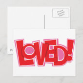 LIEBT! POSTKARTE (Vorne/Hinten)