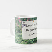 Liebt sich selbst – Alice Walker Zitat Kunst Kaffeetasse (Vorderseite Links)