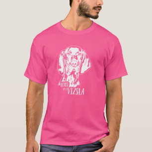 Liebt von einer Vizsla-Hund-Sprichwort-Mutter Unga T-Shirt