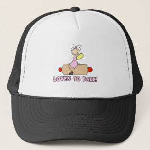 Liebt zu backen Hut Truckerkappe