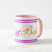 Liebyoubaba Tag schöne Tasse (VorderseiteRechts)