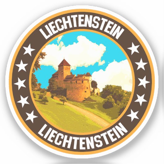 Liechtenstein Aufkleber (Vorderseite)