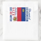 Liechtenstein-Aufkleber Rechteckiger Aufkleber (Tasche)