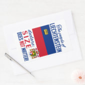 Liechtenstein-Aufkleber Rechteckiger Aufkleber (Umschlag)