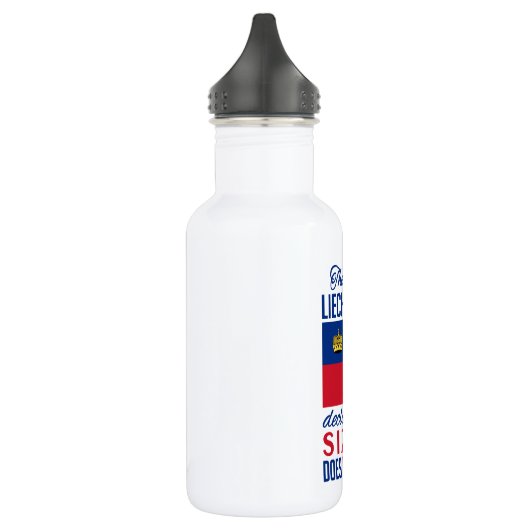 Liechtenstein Edelstahlflasche (Links)