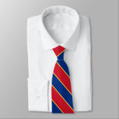 Liechtenstein Flag Colors Elegant Krawatte (Gebunden)