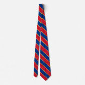 Liechtenstein Flag Colors Elegant Krawatte (Rückseite)