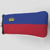 Liechtenstein flag golf headcover (Vorderseite)