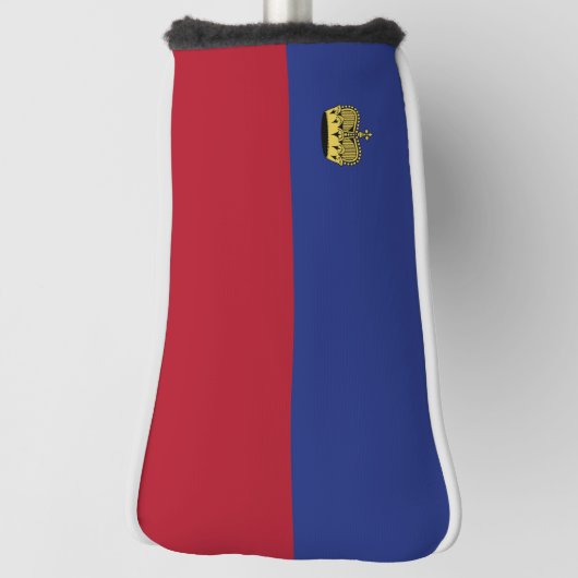 Liechtenstein flag golf headcover (Rotieren 90)