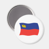 Liechtenstein Flag Magnet (Vorderseite/Rückseite)