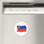 Liechtenstein Flag Magnet (In Situ (Geschirrspüler))