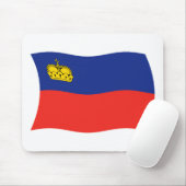 Liechtenstein Flag Mousepad (Mit Mouse)