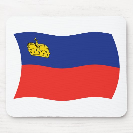 Liechtenstein Flag Mousepad (Vorne)