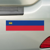 Liechtenstein-Flagge Autoaufkleber (Auf Auto)