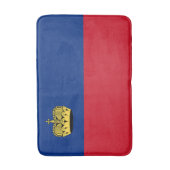 Liechtenstein-Flagge Badematte (Vorderseite Vertikal)