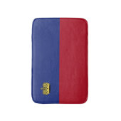 Liechtenstein-Flagge Badematte (Vorderseite Vertikal)