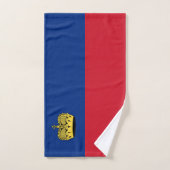 Liechtenstein-Flagge Badhandtuch Set (Handtuch)