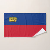 Liechtenstein-Flagge Badhandtuch Set (Handtuch)