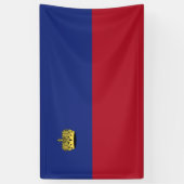 Liechtenstein-Flagge Banner (Vertikal)