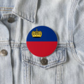 Liechtenstein-Flagge Button (Beispiel)