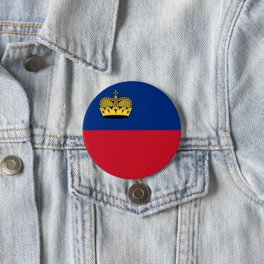 Liechtenstein-Flagge Button (Beispiel)