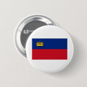 Liechtenstein-Flagge Button (Vorne & Hinten)