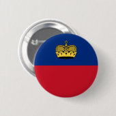 Liechtenstein-Flagge Button (Vorne & Hinten)