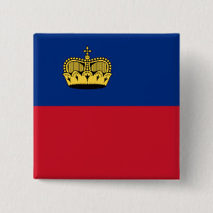 Liechtenstein-Flagge Button