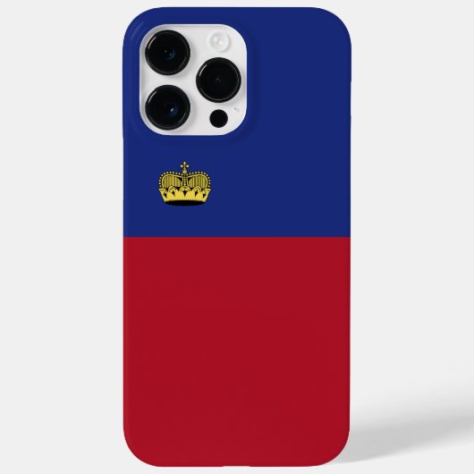 Liechtenstein-Flagge Case-Mate iPhone Hülle (Rückseite)