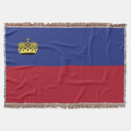 Liechtenstein-Flagge Decke (Vorderseite)