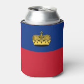 Liechtenstein-Flagge Dosenkühler (Kanne Vorderseite)