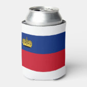Liechtenstein-Flagge Dosenkühler (Kanne Vorderseite)