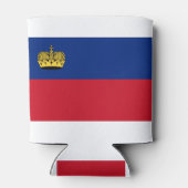 Liechtenstein-Flagge Dosenkühler (Rückseite)